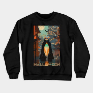 Halloween Spooky Season Nefarious No-Face Crewneck Sweatshirt